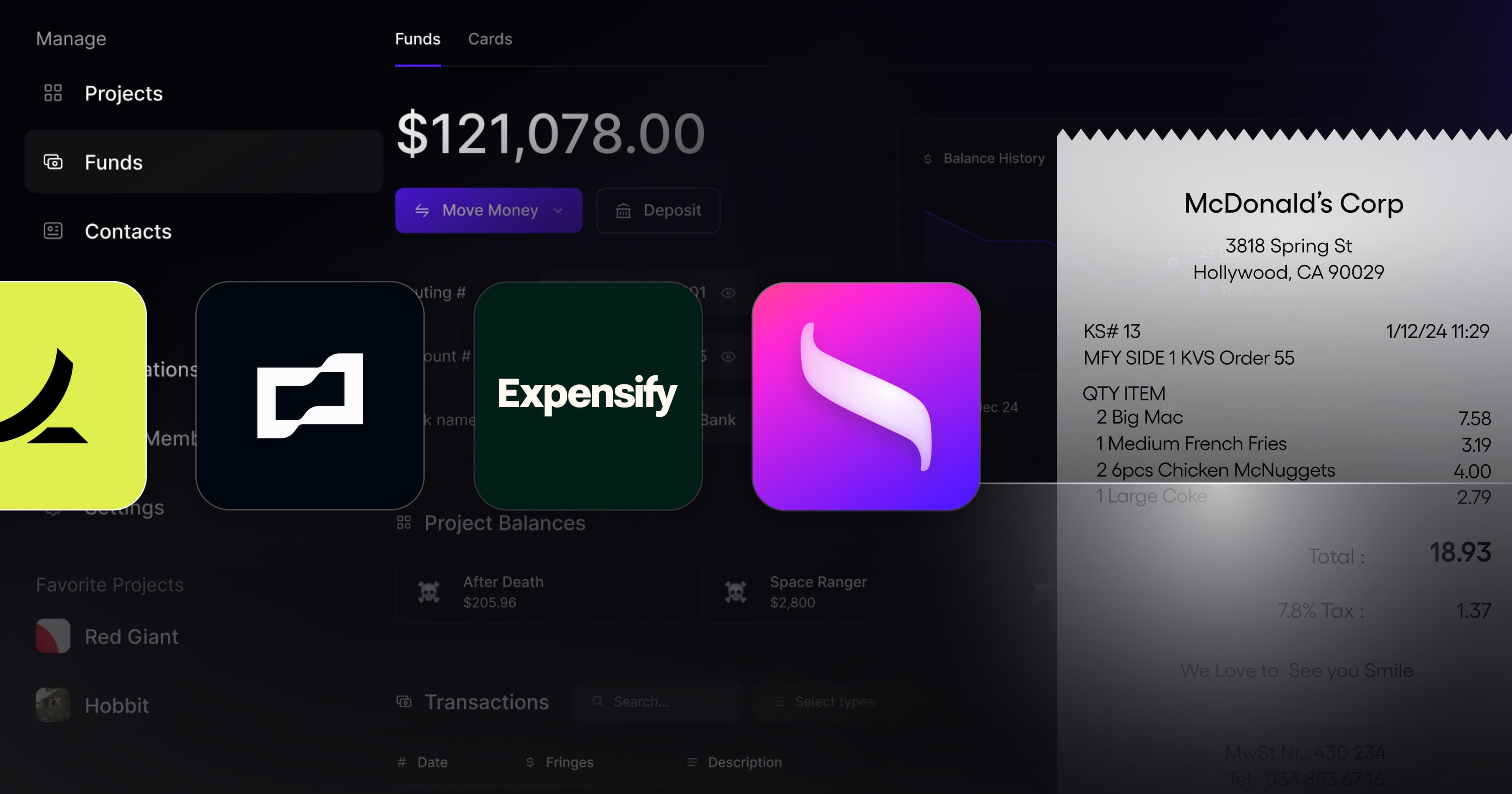 Best Receipt Capture & Expense Coding for On-Set Production