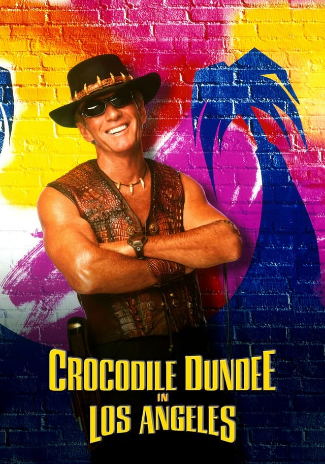 Crocodile Dundee in Los Angeles movie poster