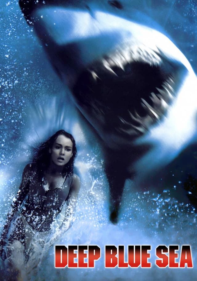 Deep Blue Sea movie poster