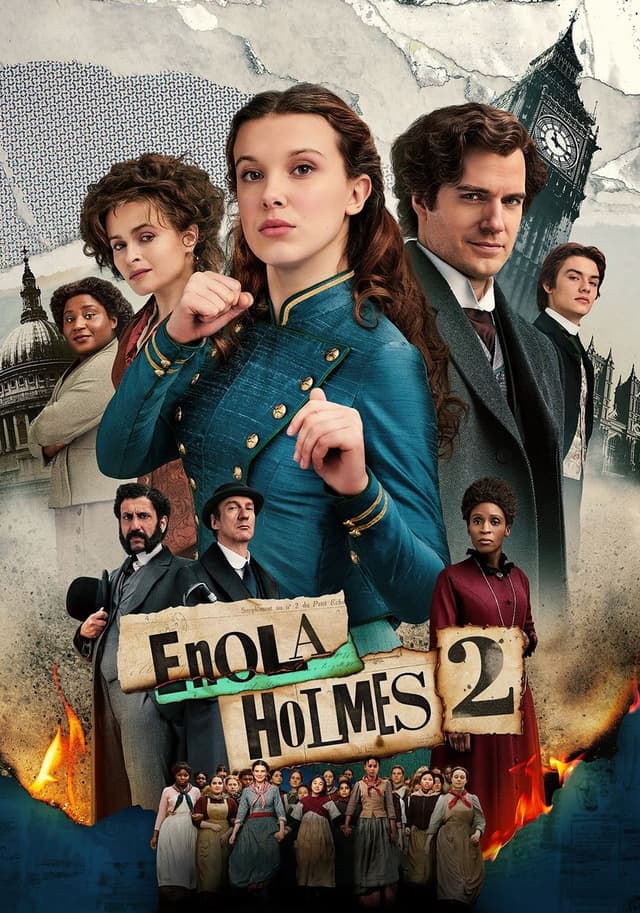 Enola Holmes 2 movie poster