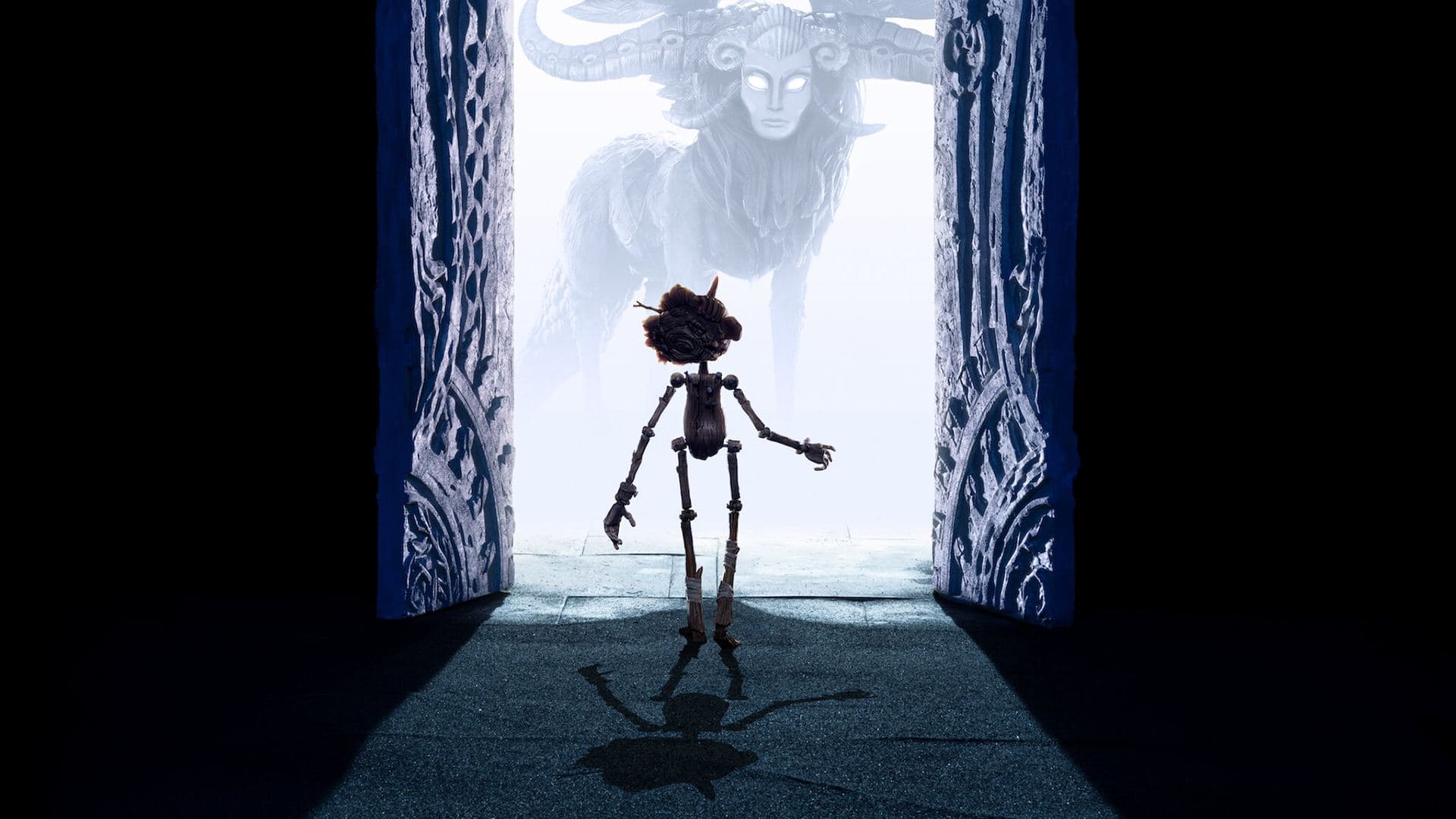 Guillermo Del Toro’s Pinocchio key art background