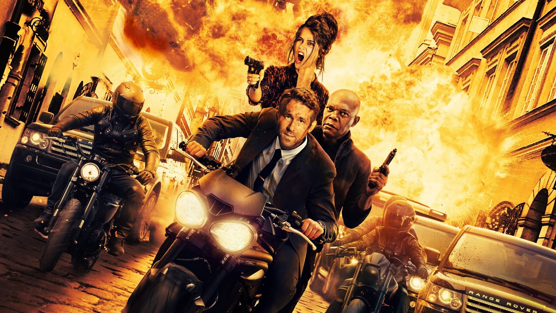 Hitman's Wife's Bodyguard key art background