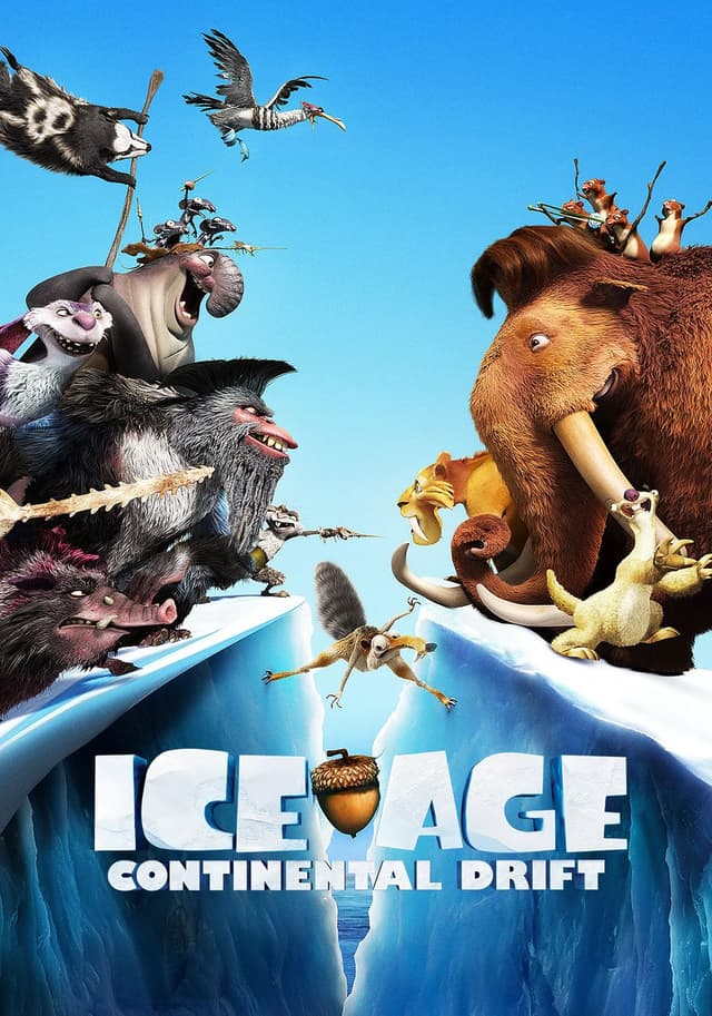 Ice Age Continental Drift movie poster