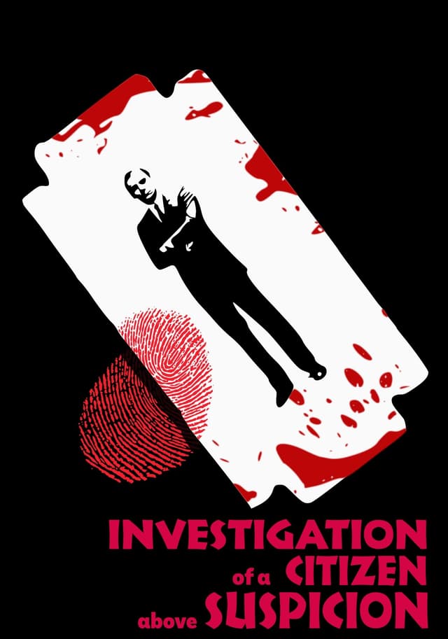 Investigation of a Citizen Above Suspicion movie poster