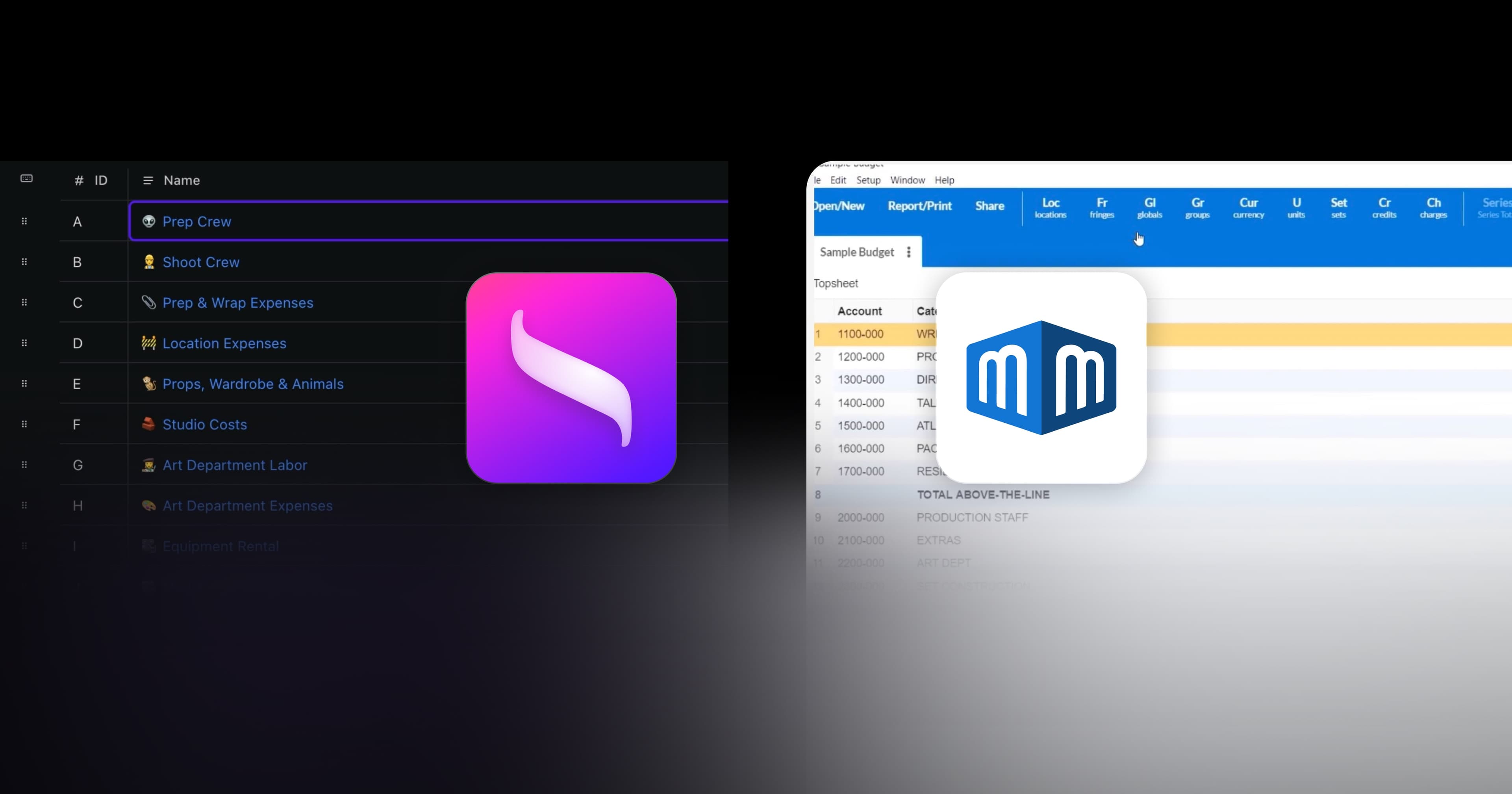 Movie Magic Budgeting alternative software