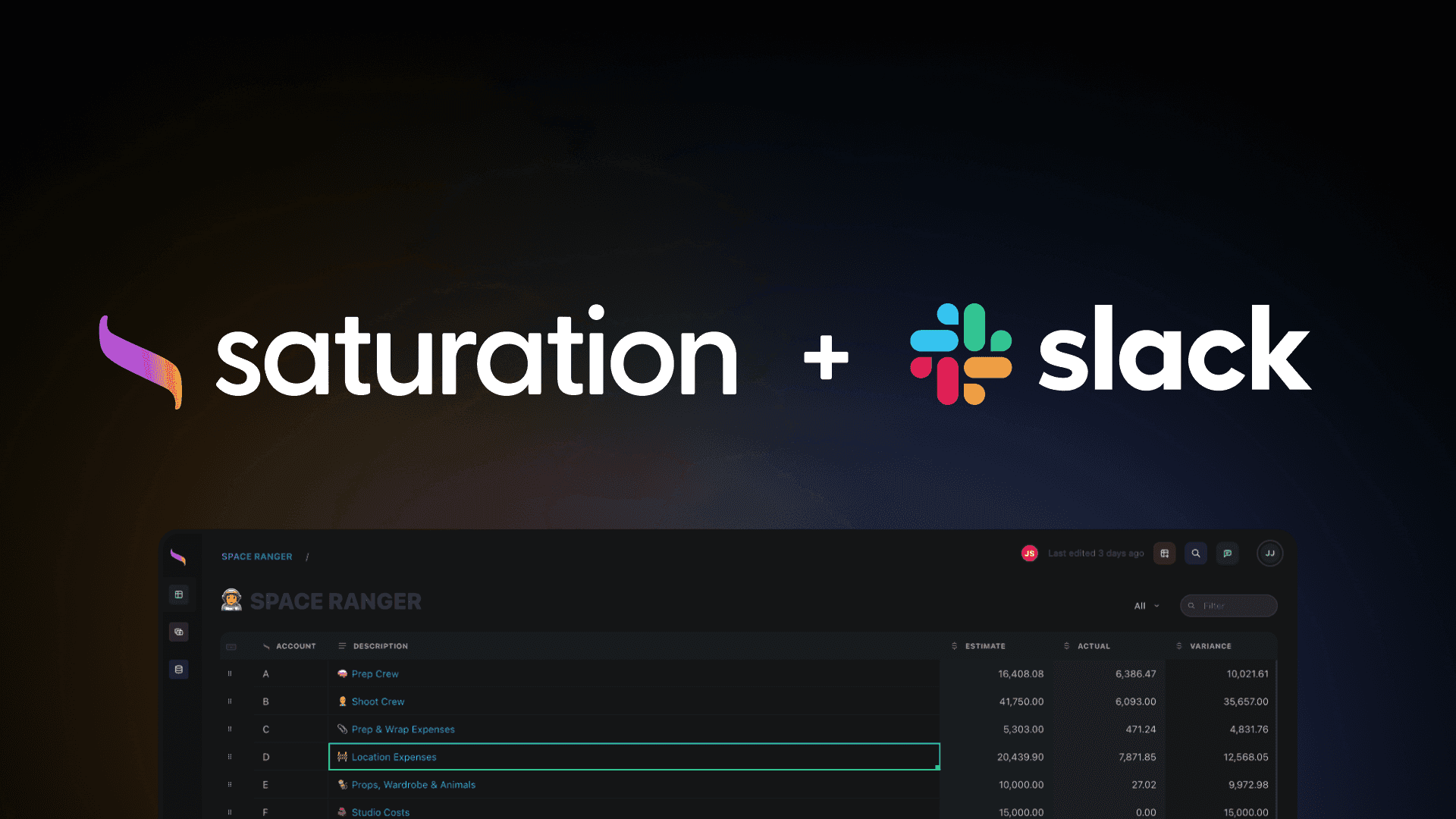 saturation slack integration