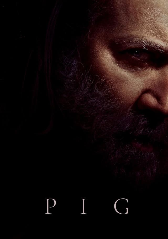 Pig movie poster