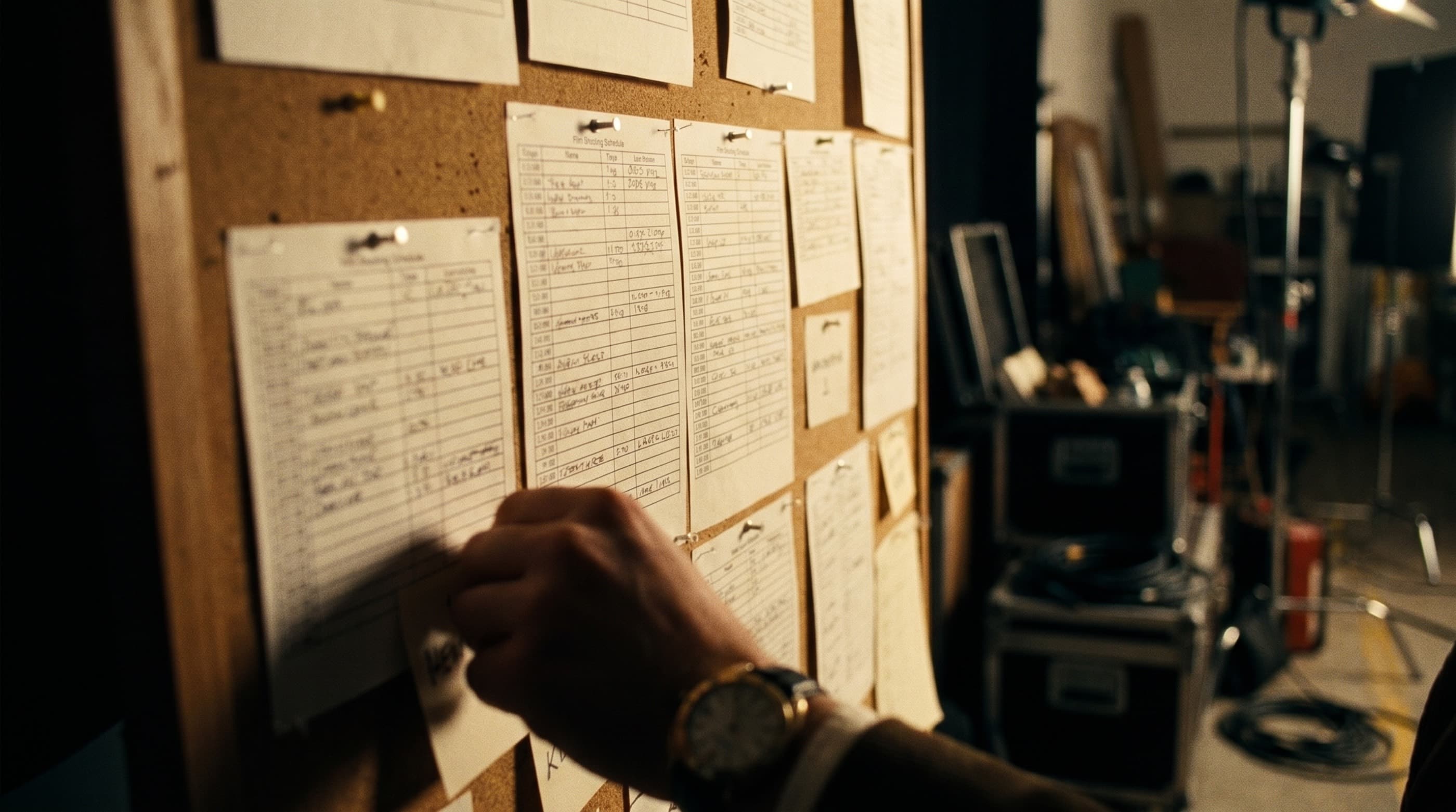 Film Production Shooting Schedule Template