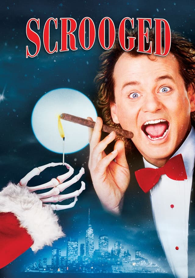 Scrooged movie poster