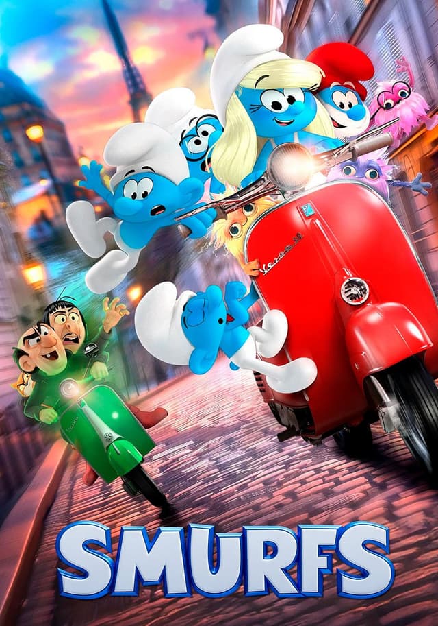 Smurfs movie poster