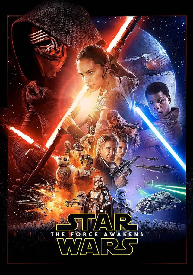 Star Wars The Force Awakens movie poster