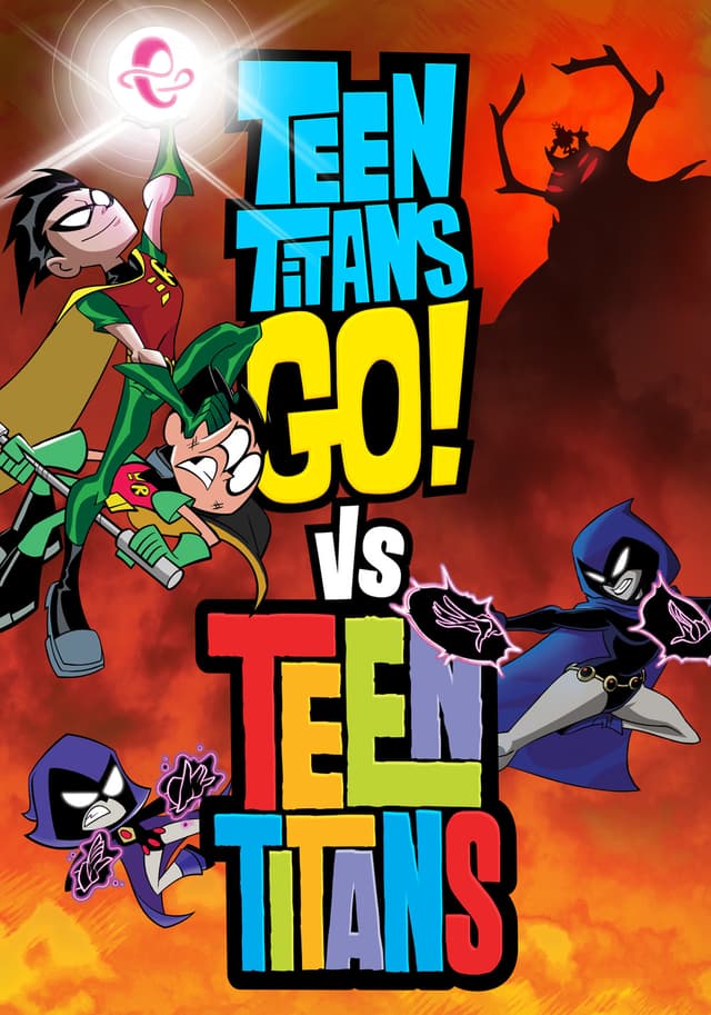 Teen Titans Go! vs. Teen Titans movie poster