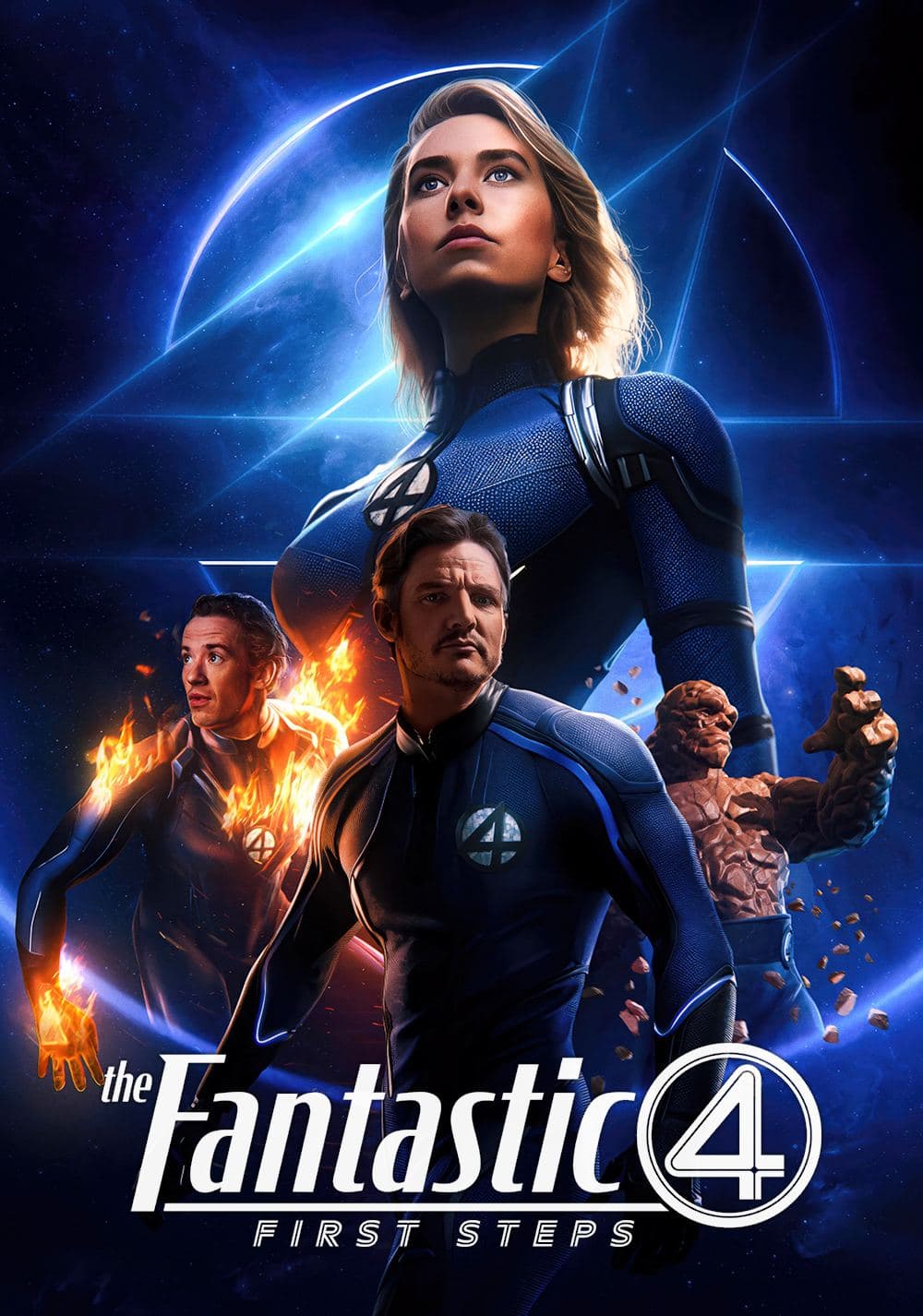 The Fantastic 4 First Steps movie poster