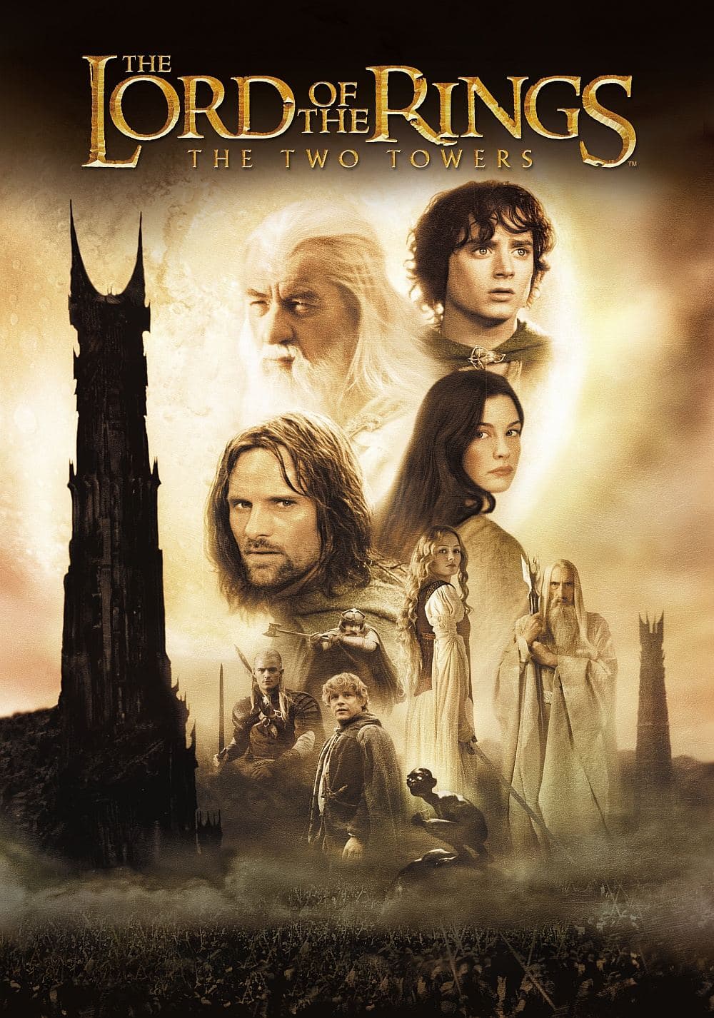 The Lord of the Rings The Two Towers movie poster