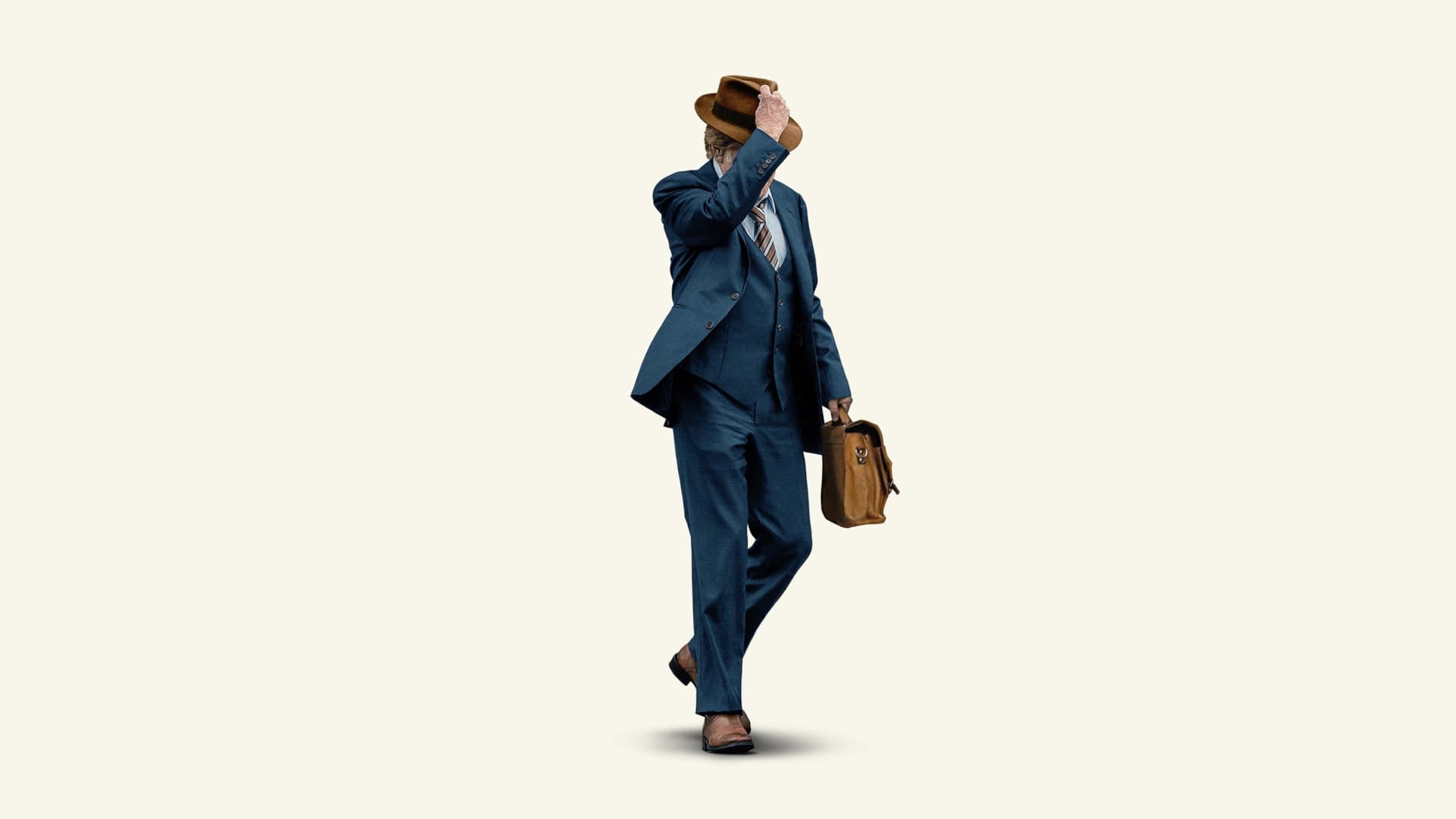 The Old Man & the Gun key art background