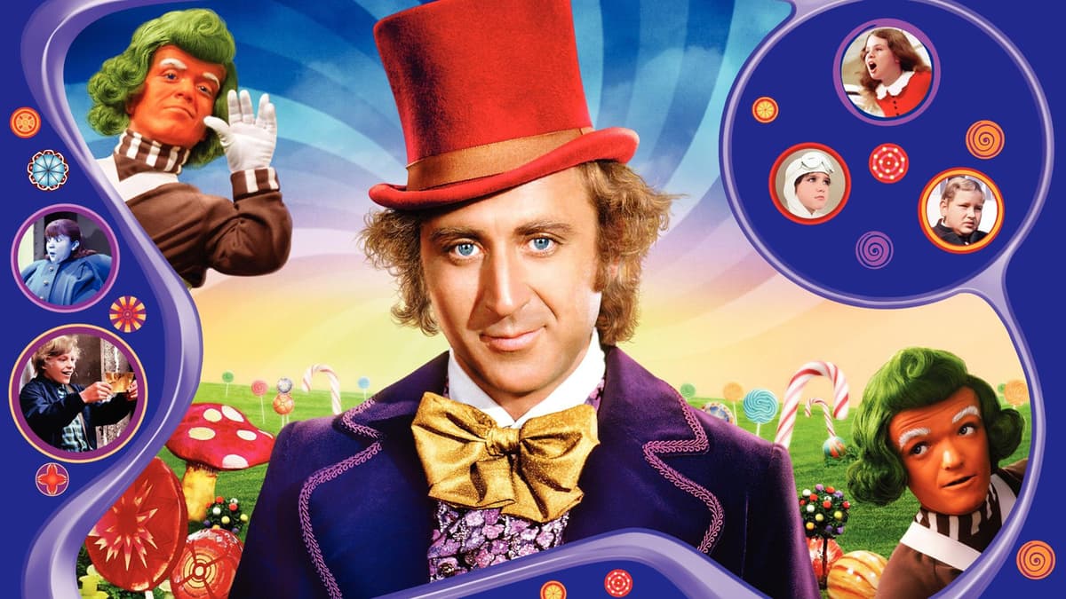 Willy Wonka & the Chocolate Factory key art background