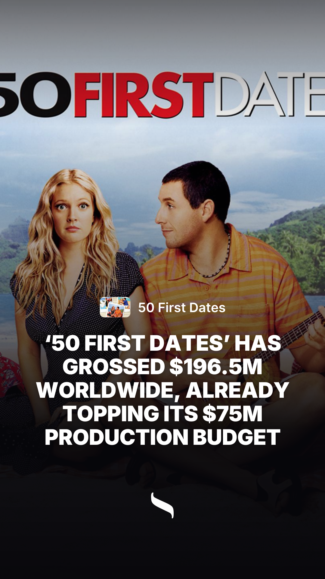 50 First Dates share card