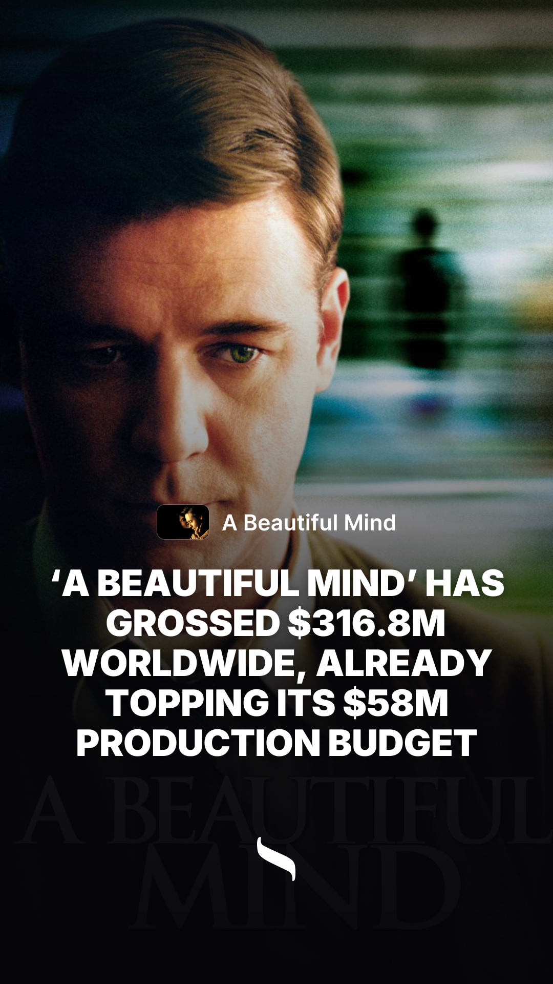 A Beautiful Mind share card