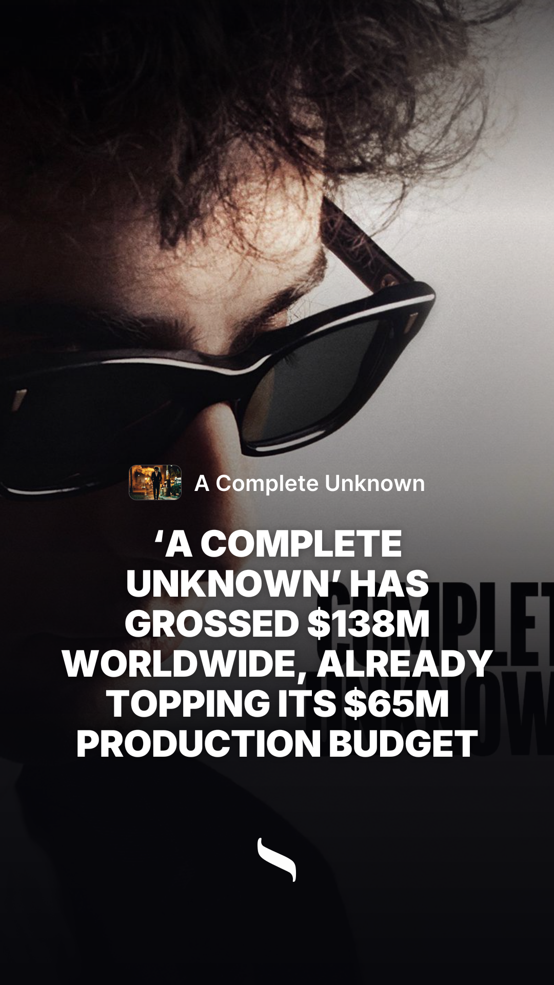 A Complete Unknown share card