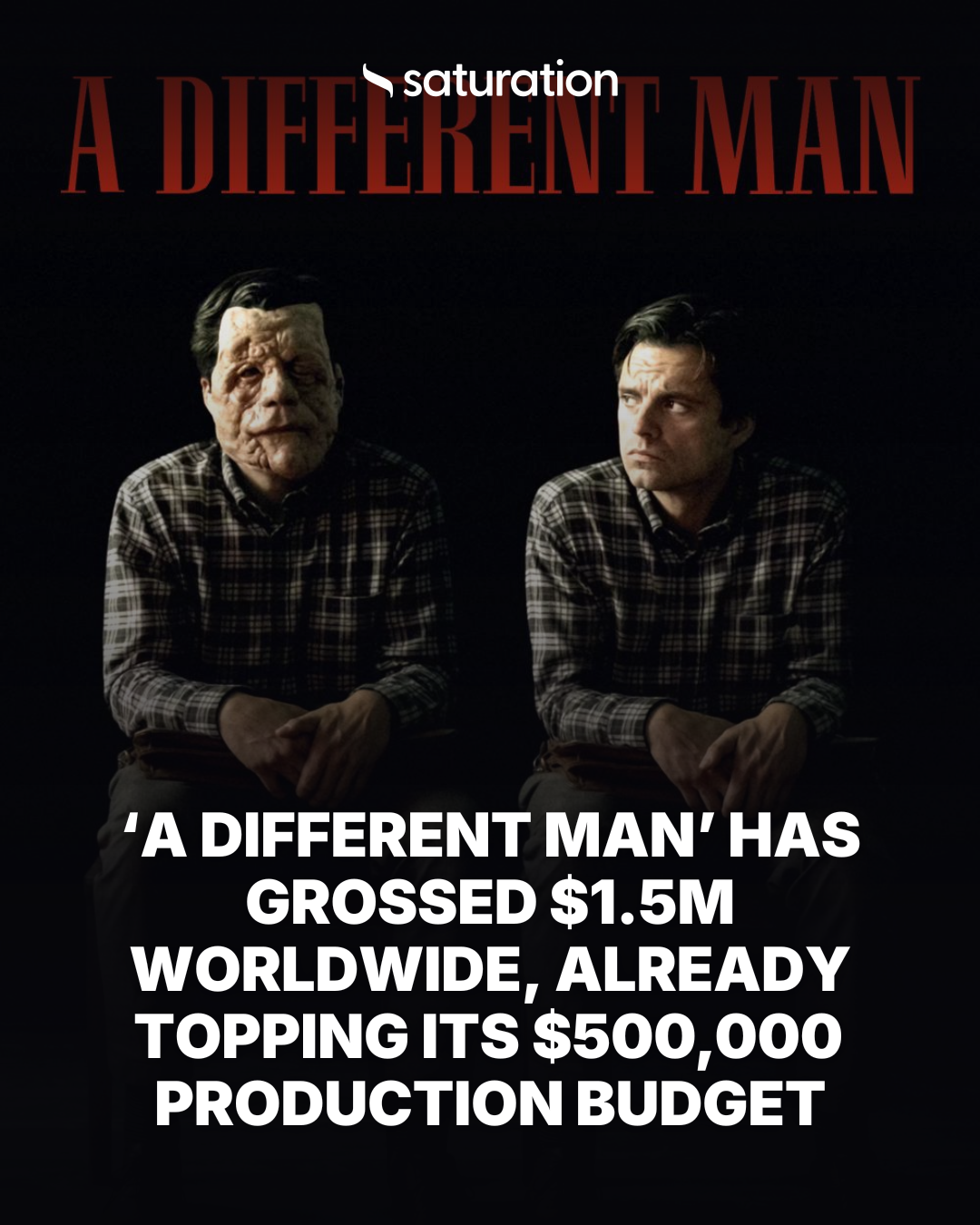 A Different Man share card
