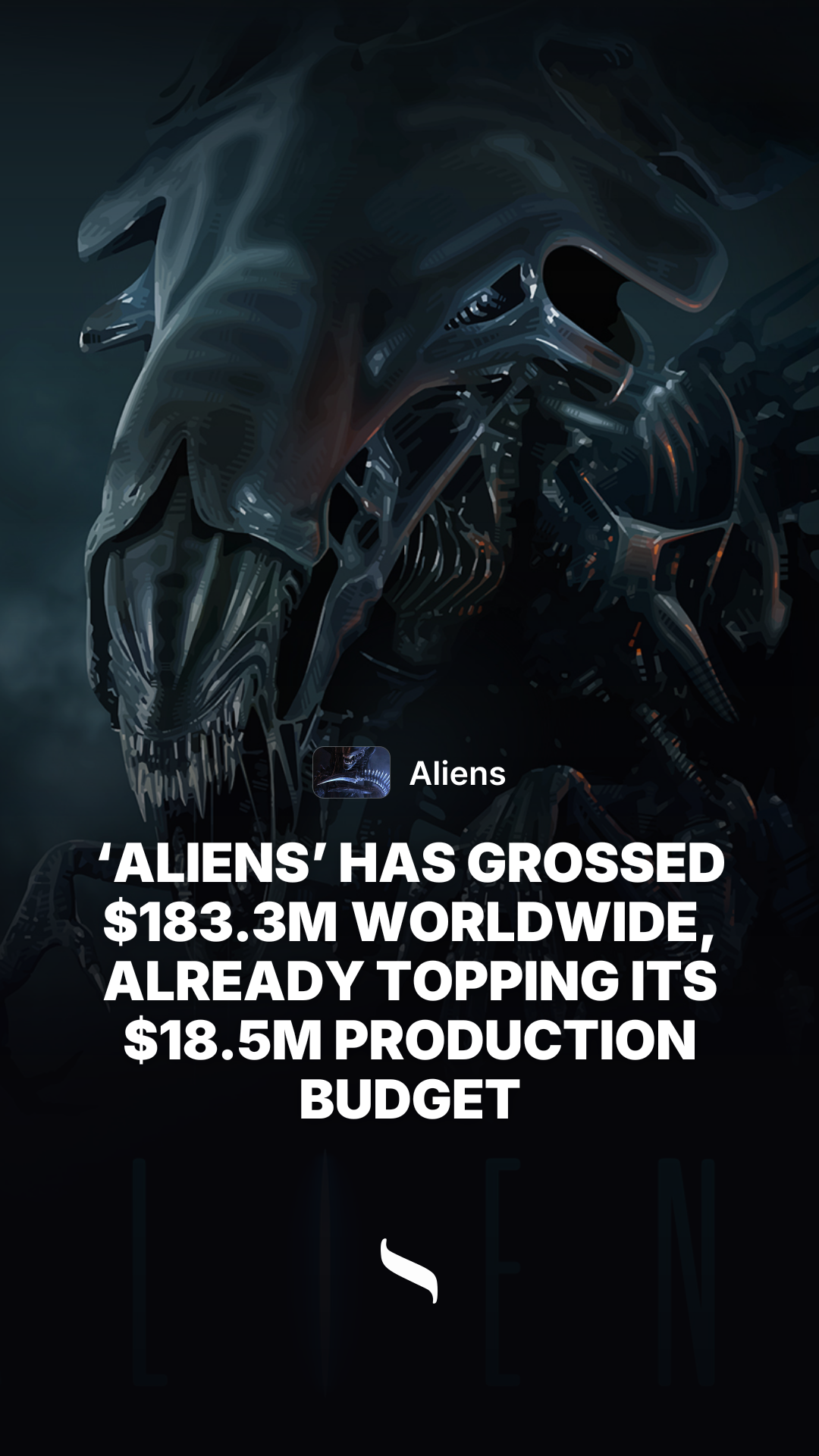 Aliens share card
