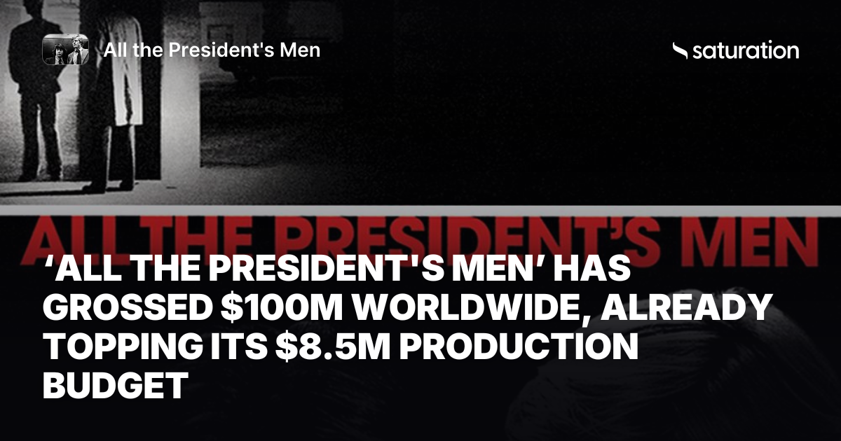 All the President's Men share card