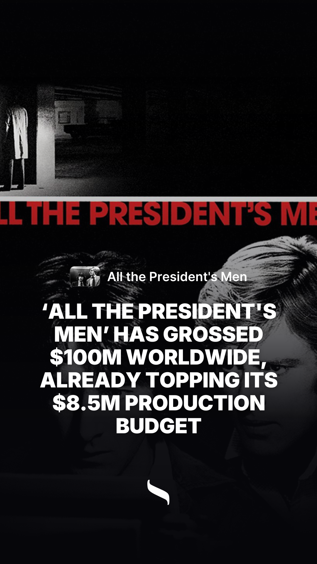 All the President's Men share card