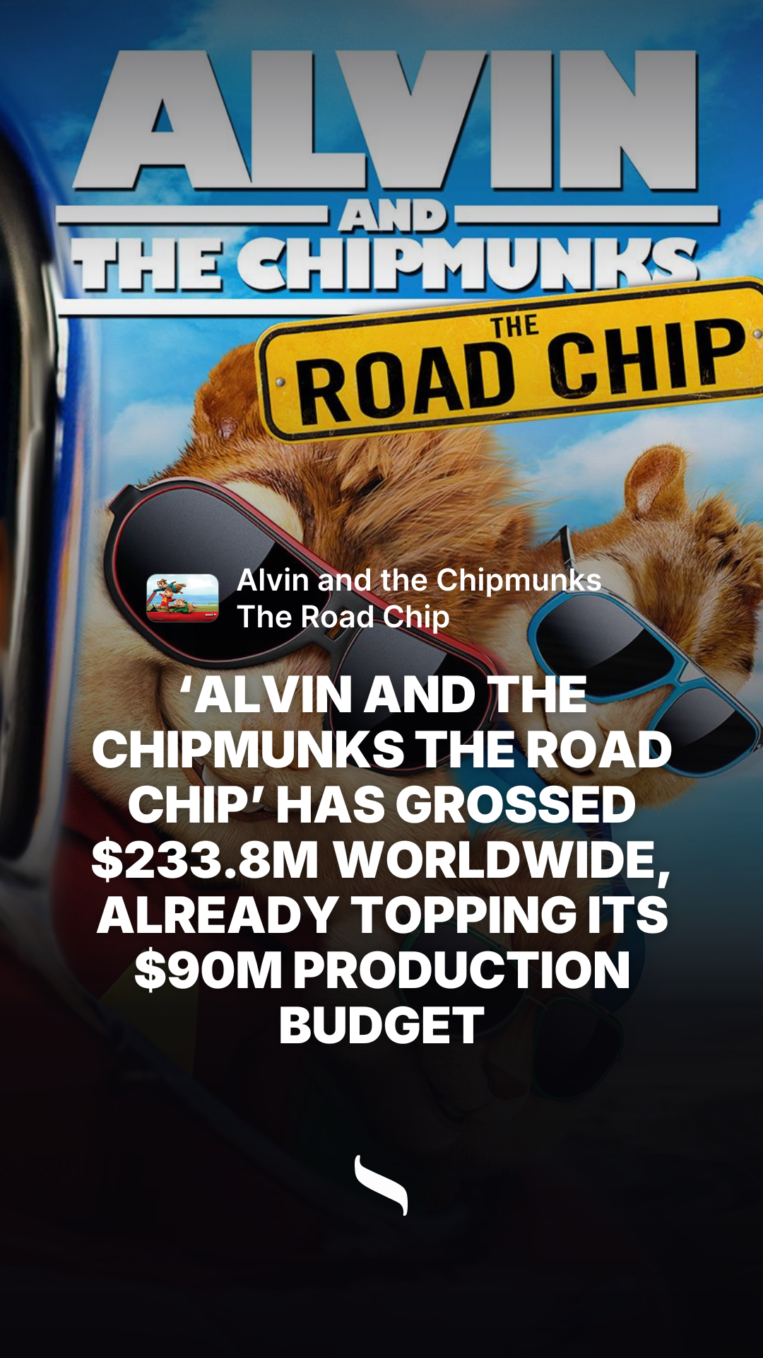 Alvin and the Chipmunks The Road Chip share card