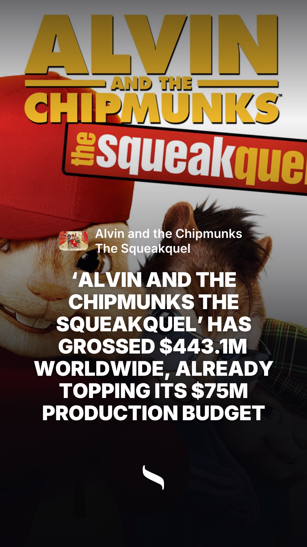 Alvin and the Chipmunks The Squeakquel share card