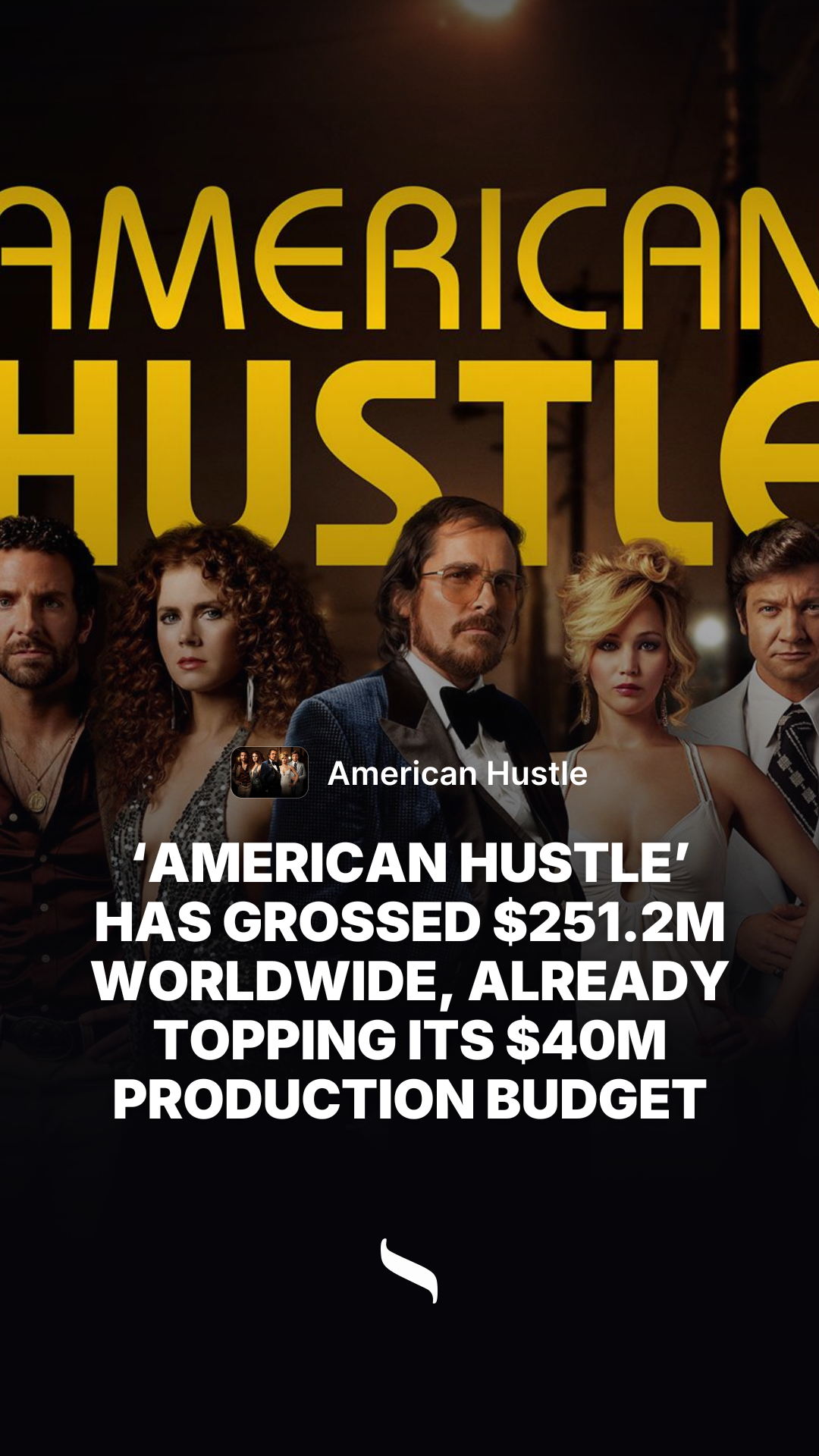 American Hustle share card