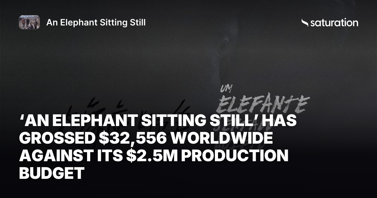 An Elephant Sitting Still share card