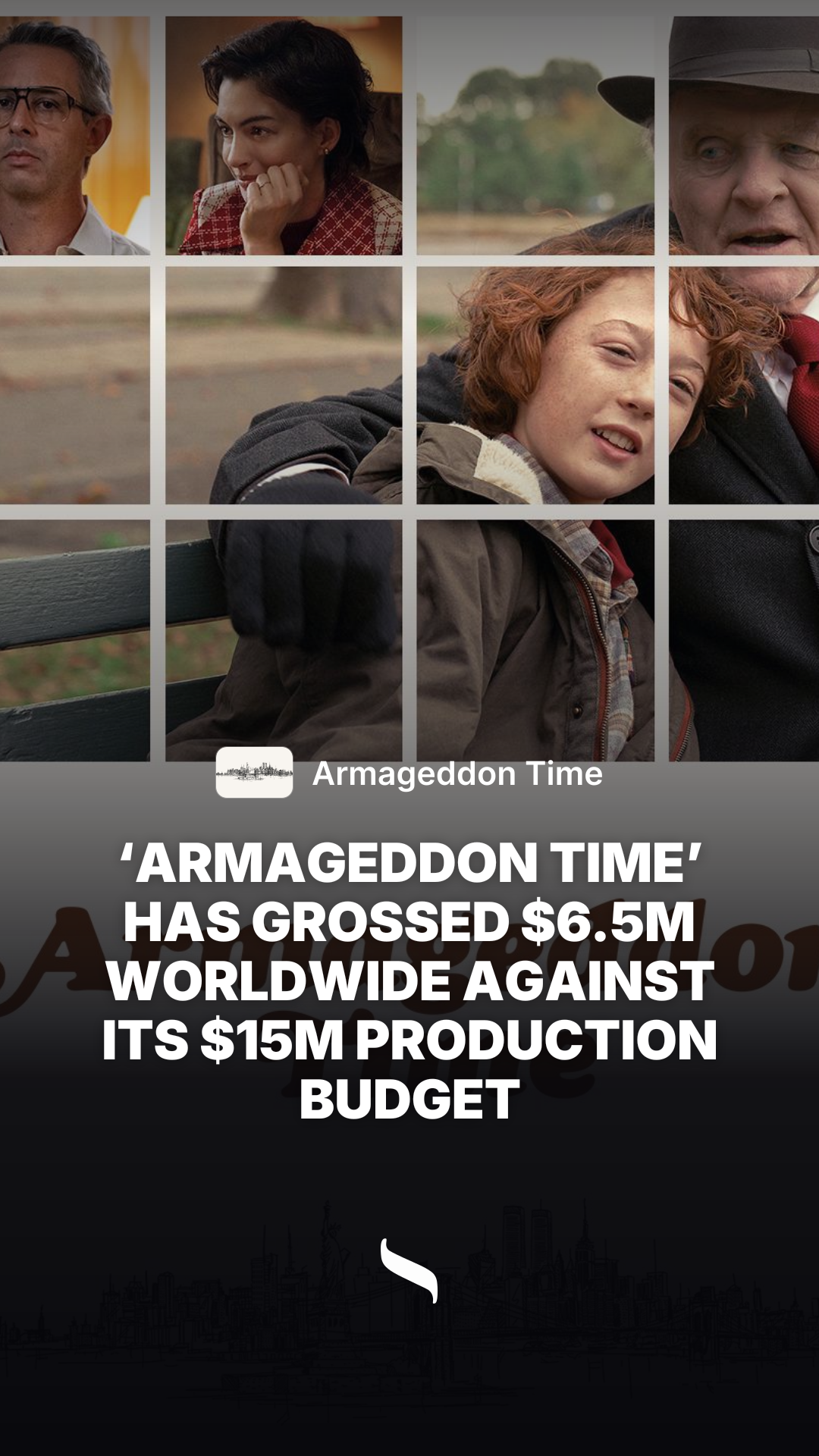 Armageddon Time share card
