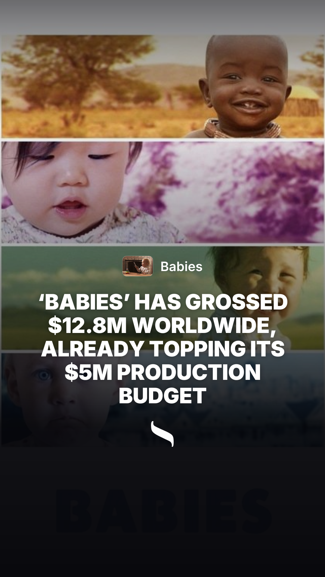 Babies share card
