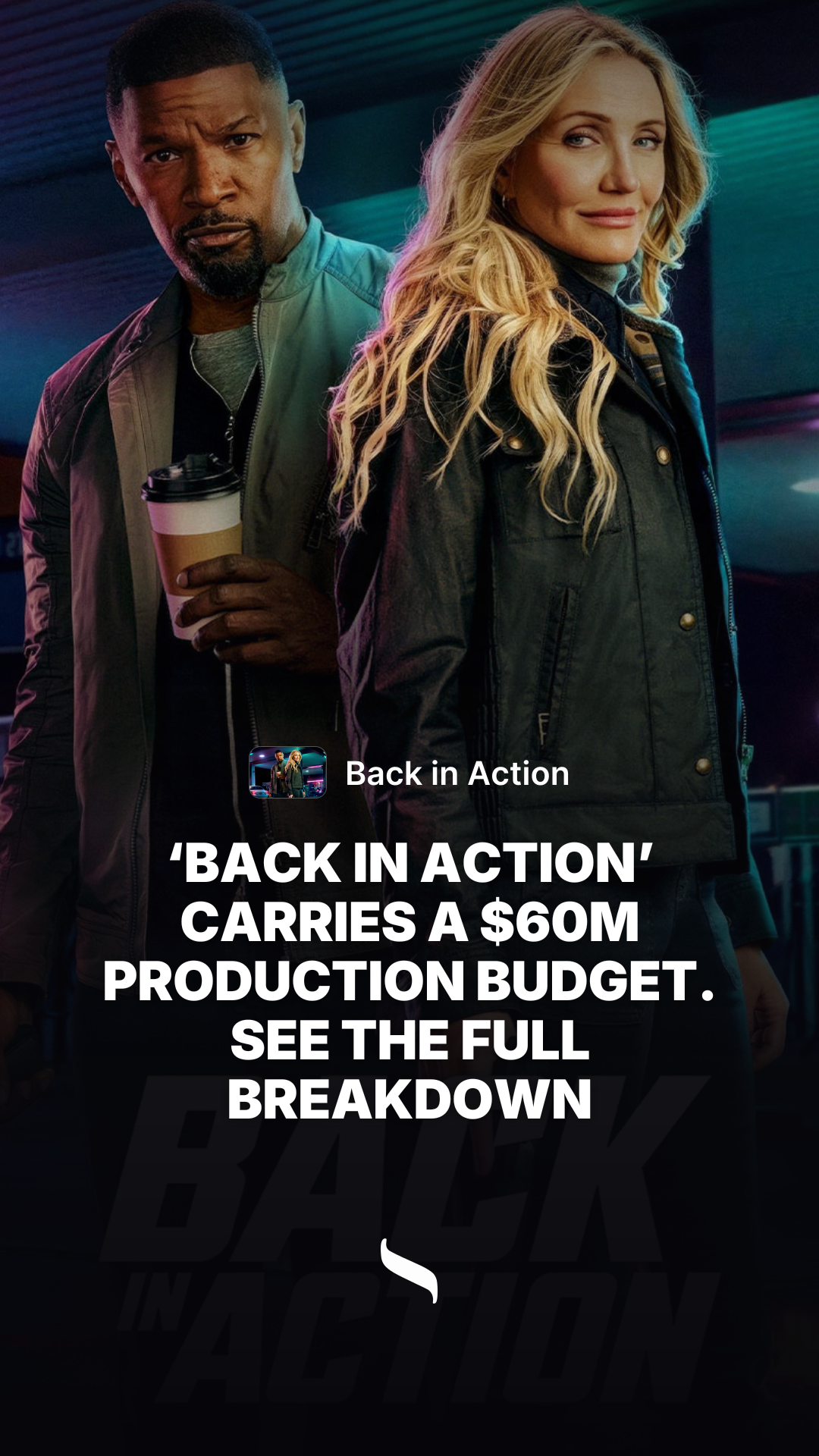 Back in Action share card