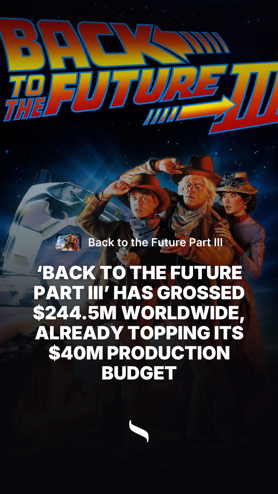 Back to the Future Part III share card