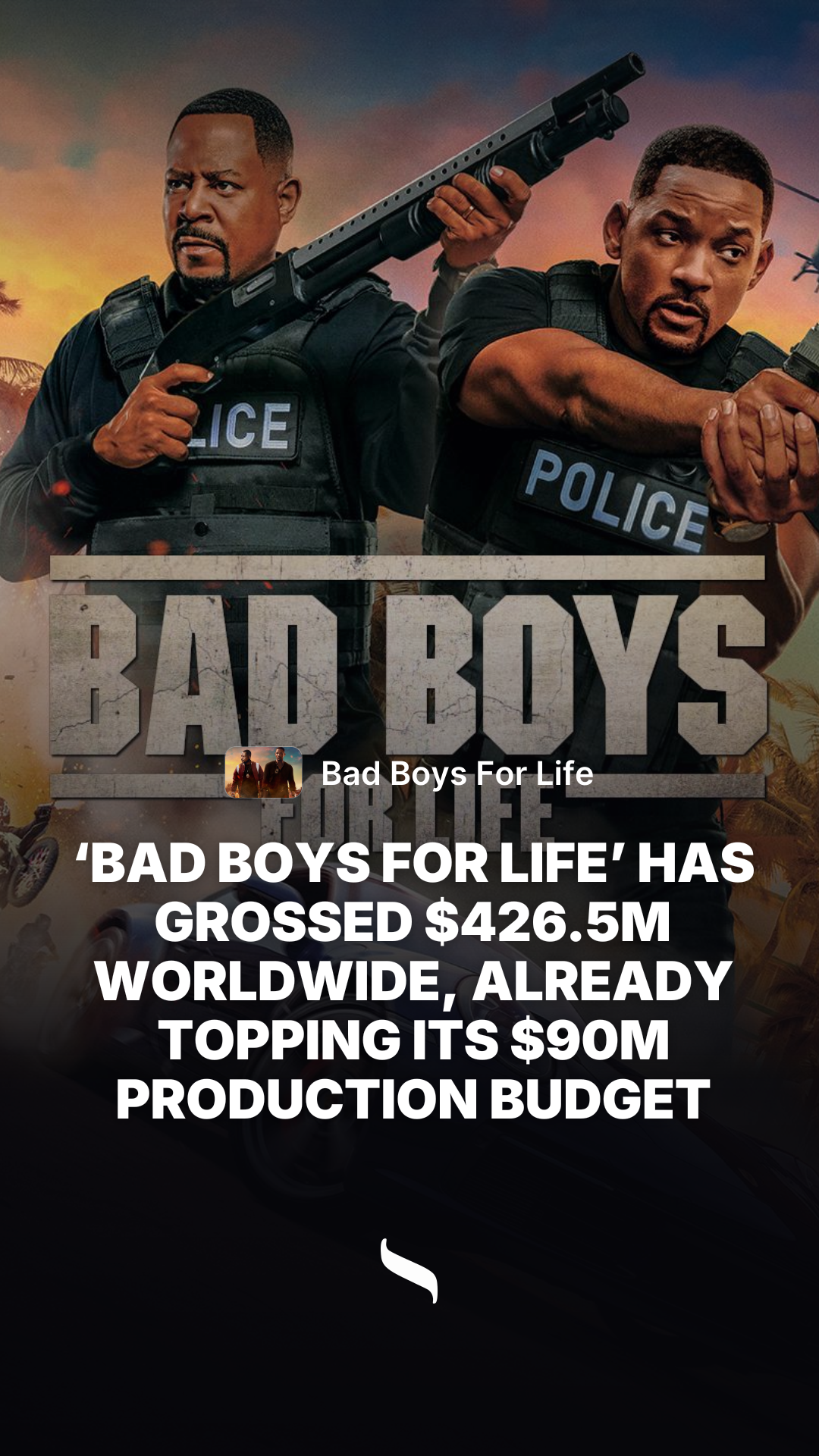 Bad Boys For Life share card