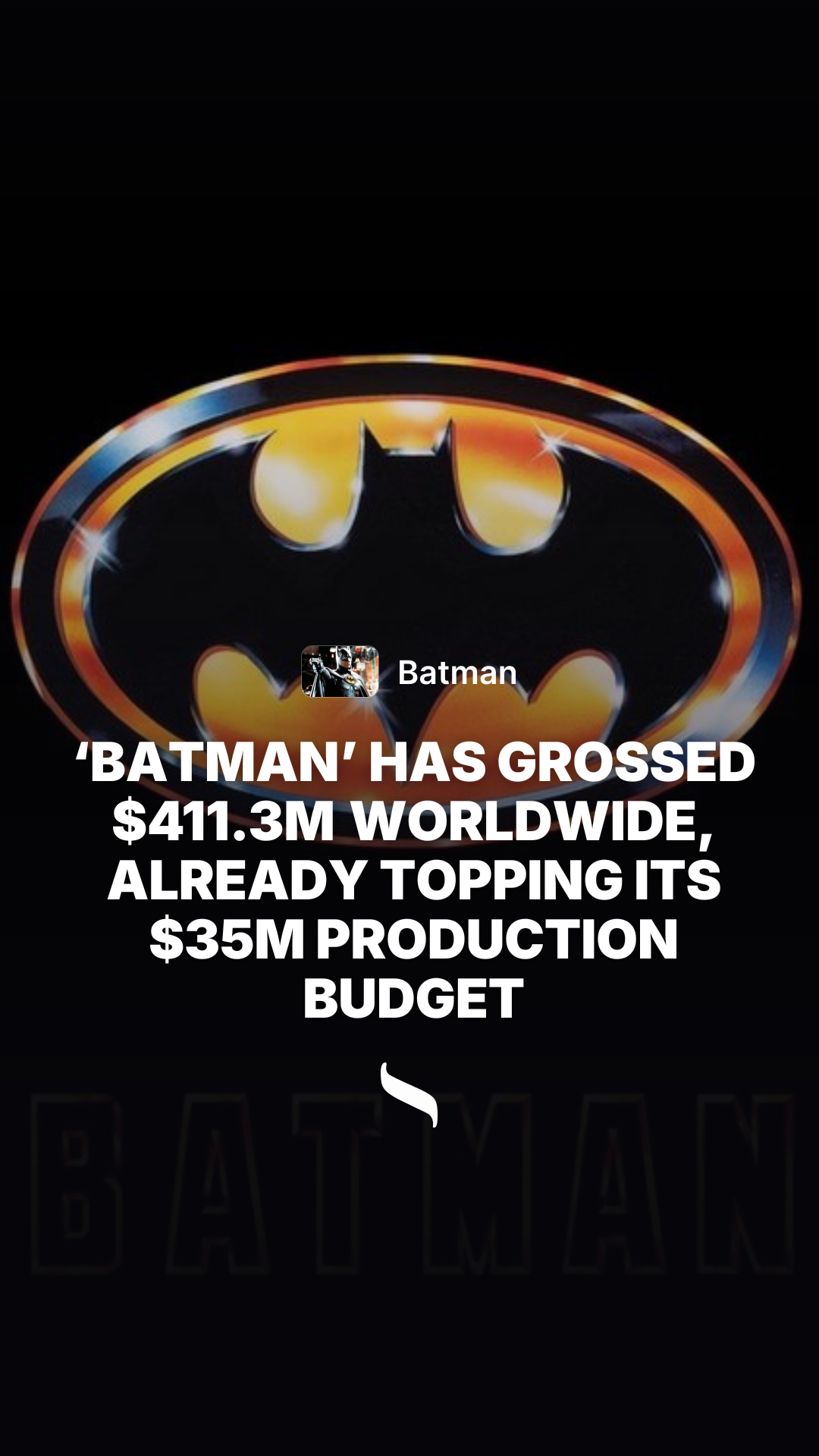 Batman share card