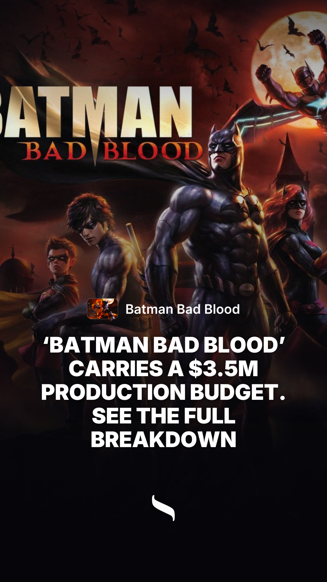 Batman Bad Blood share card