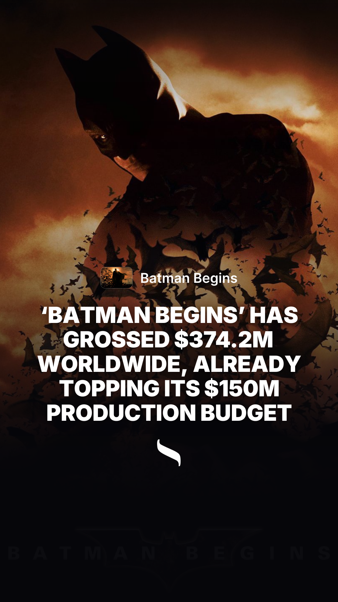 Batman Begins share card