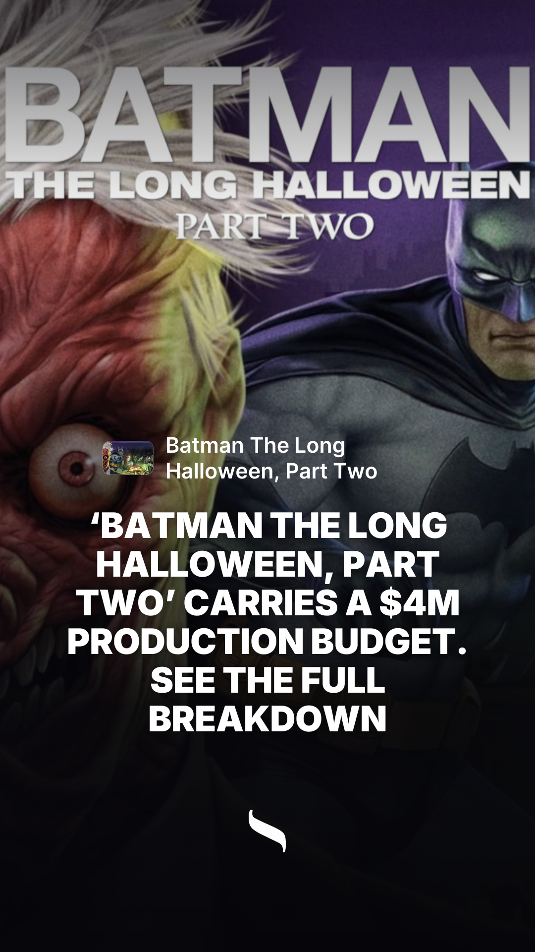 Batman The Long Halloween, Part Two share card