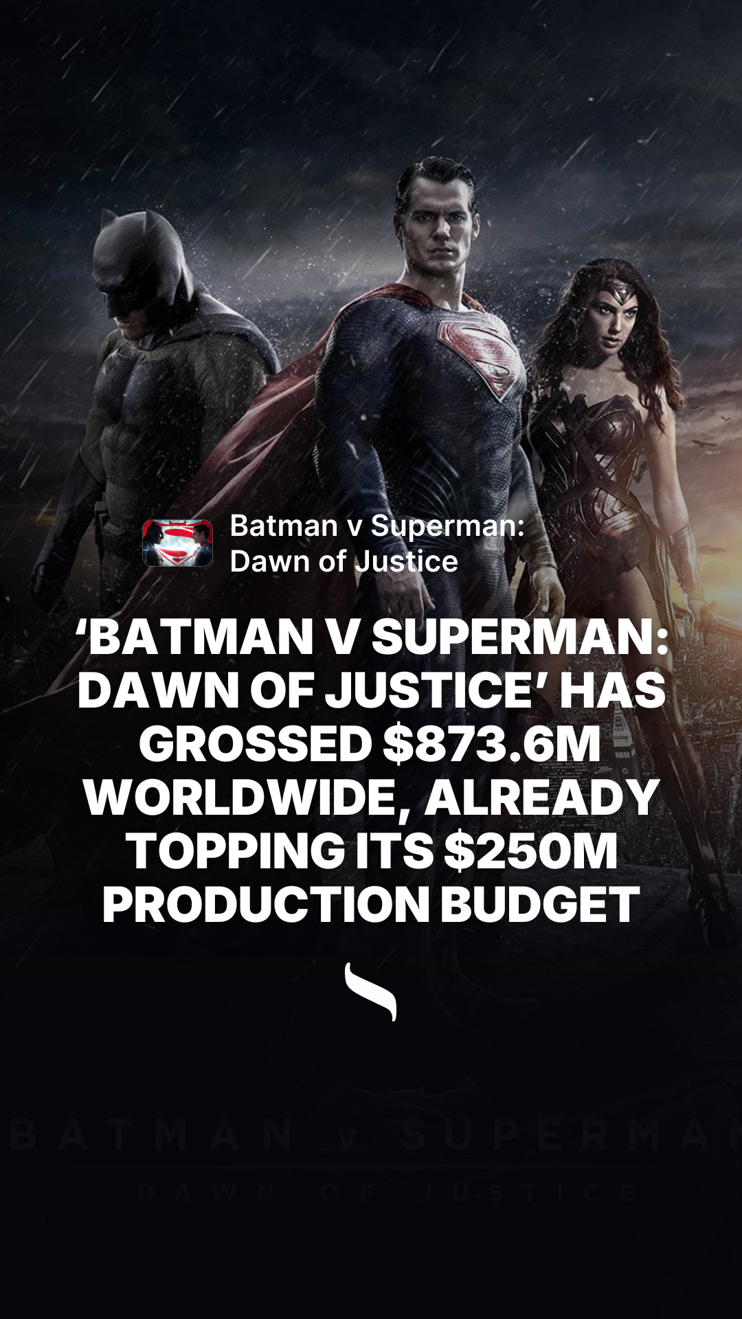 Batman v Superman: Dawn of Justice share card