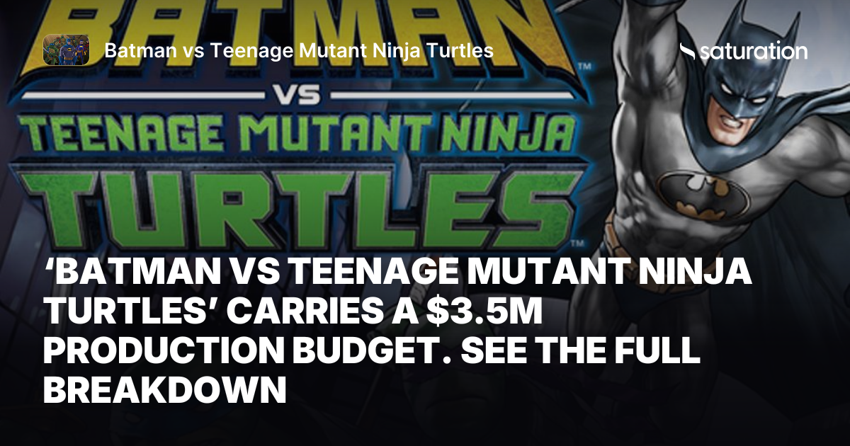 Batman vs Teenage Mutant Ninja Turtles share card