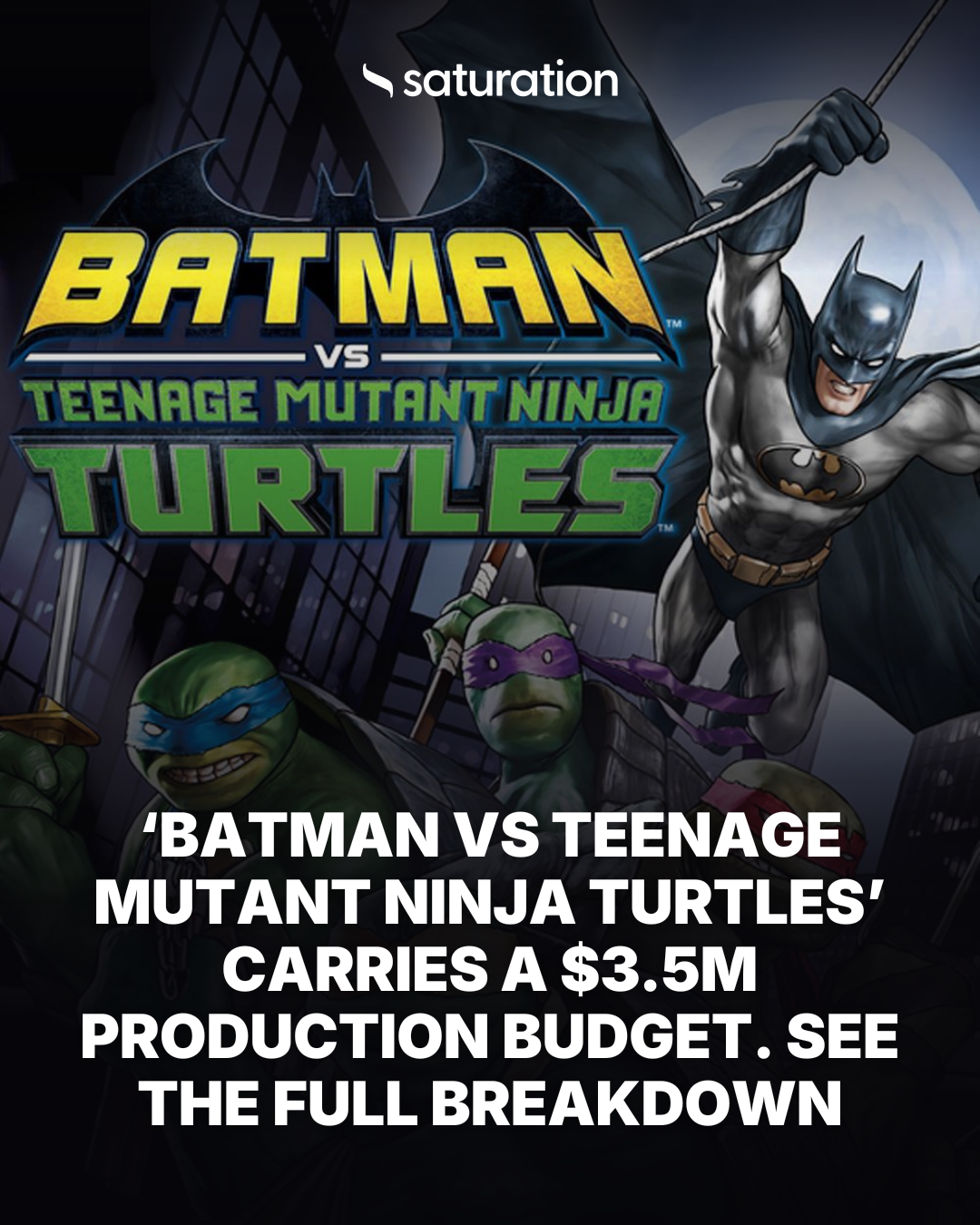Batman vs Teenage Mutant Ninja Turtles share card