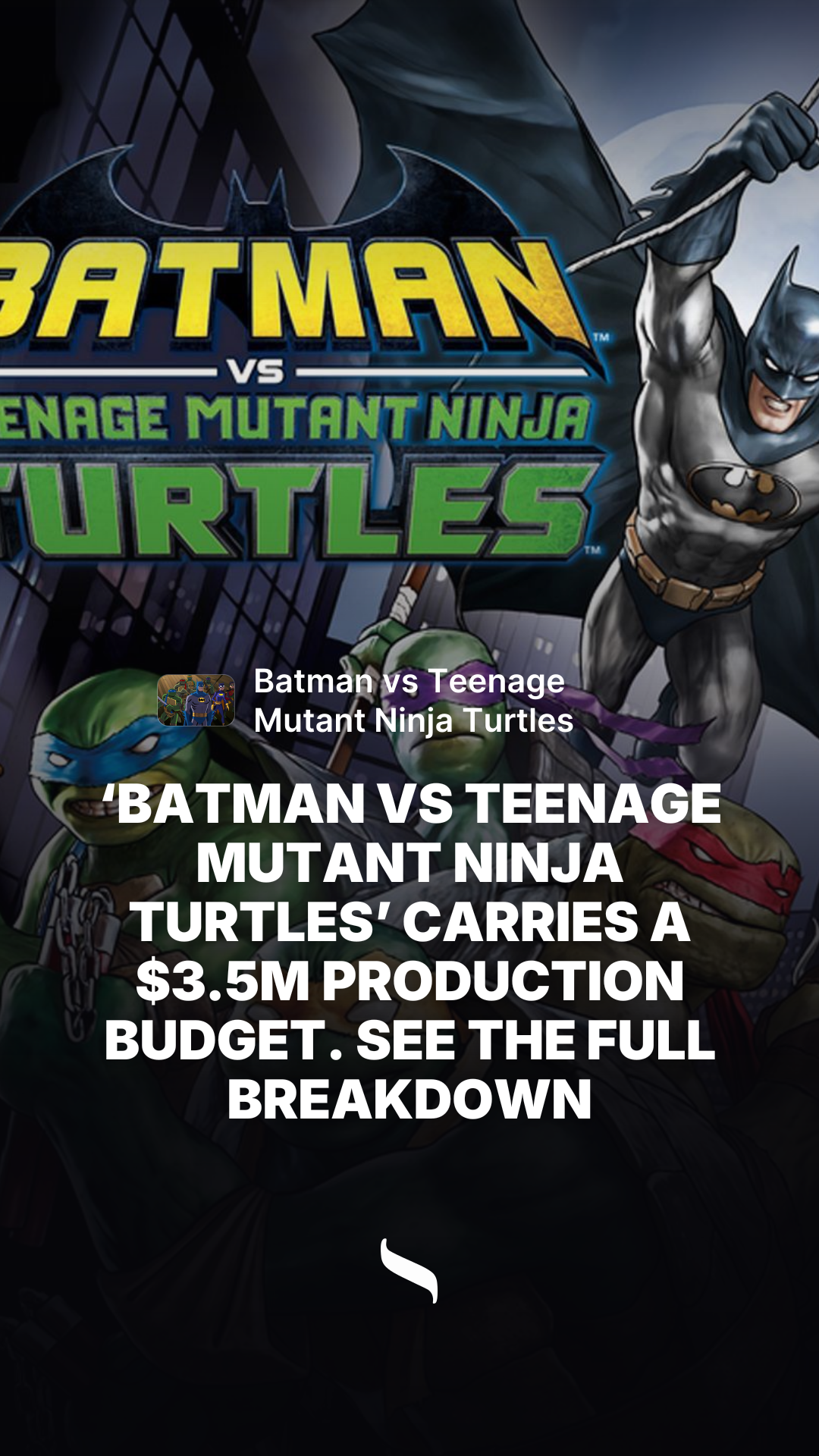 Batman vs Teenage Mutant Ninja Turtles share card