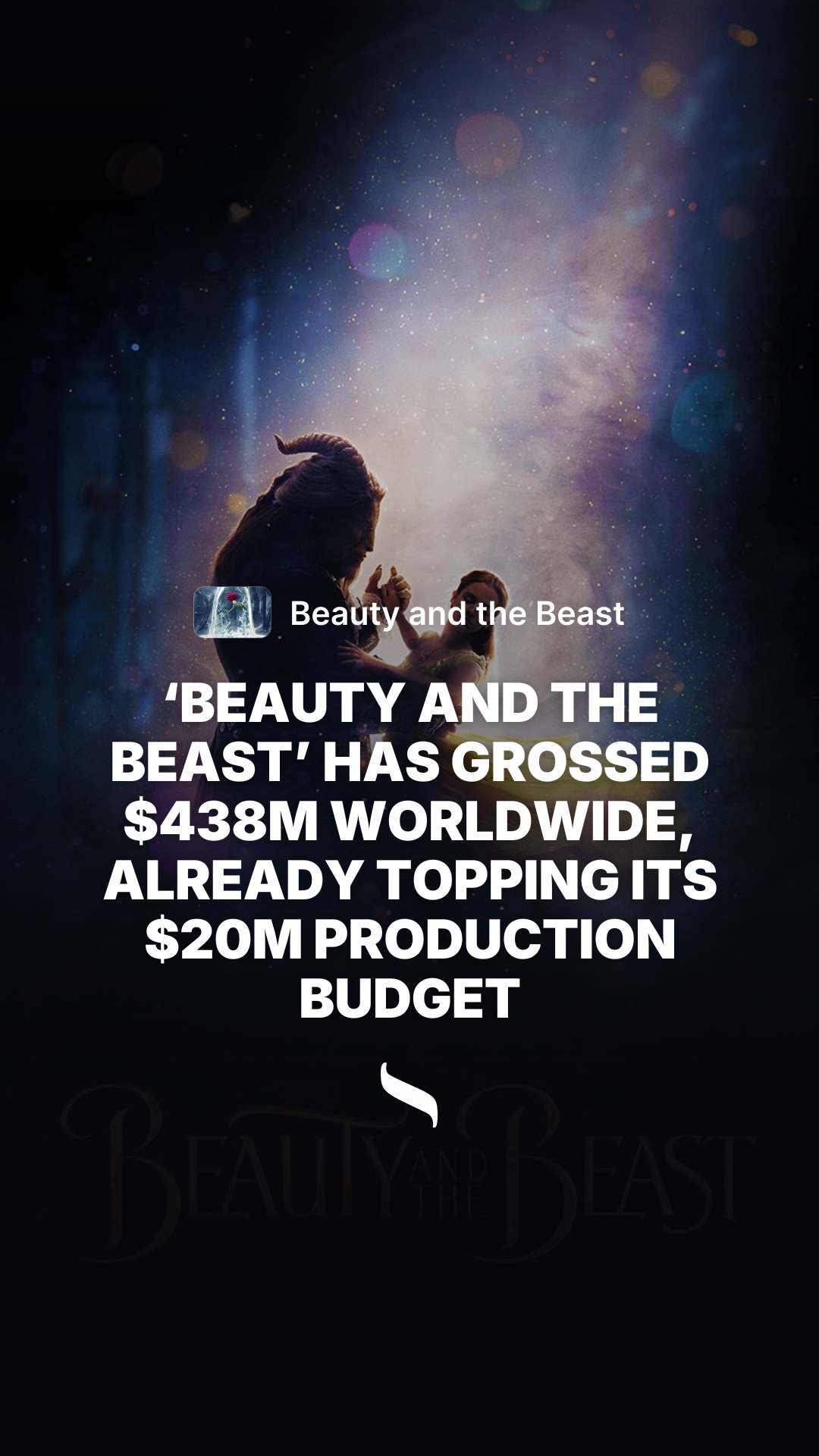 Beauty and the Beast share card