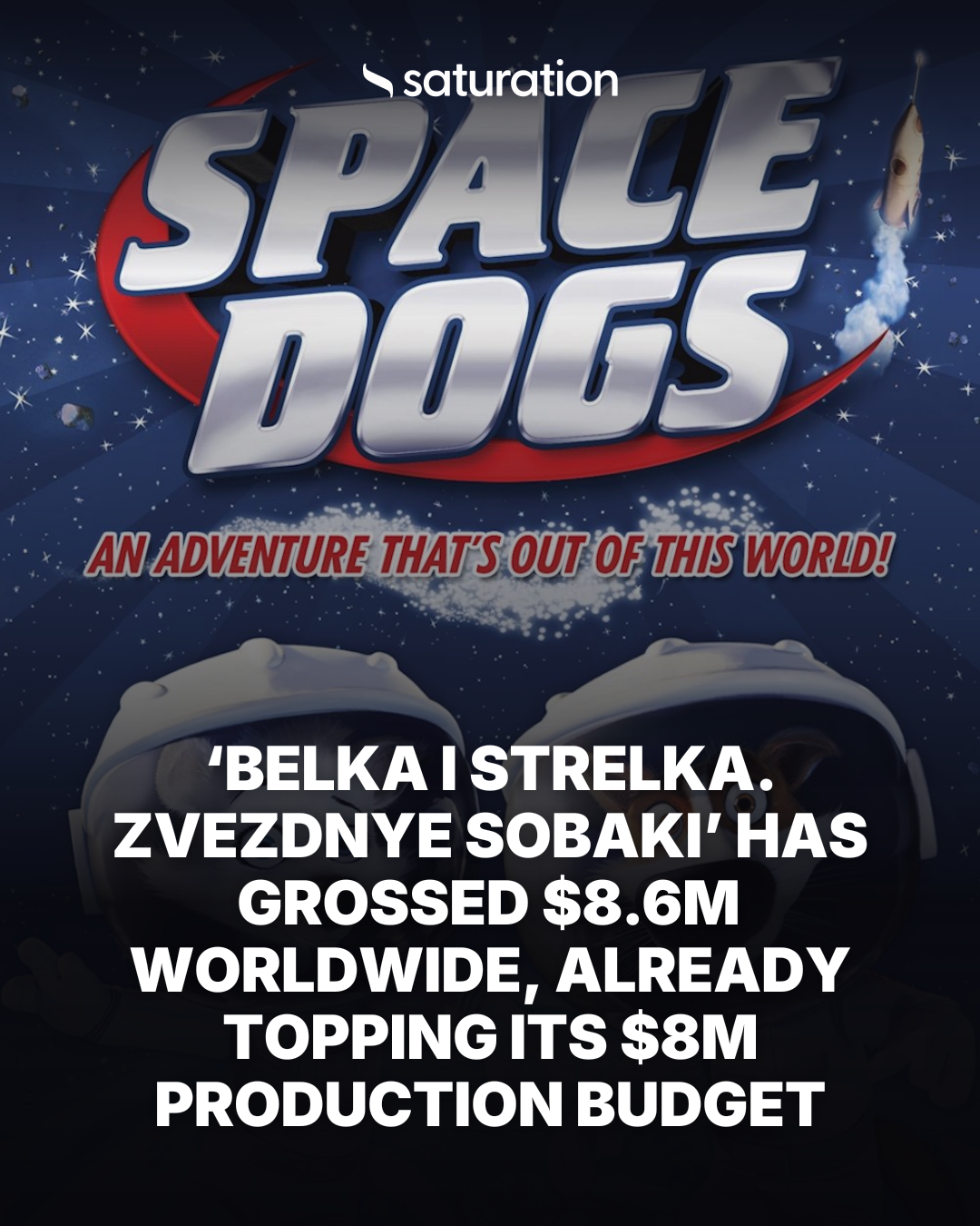 Belka i Strelka. Zvezdnye sobaki share card