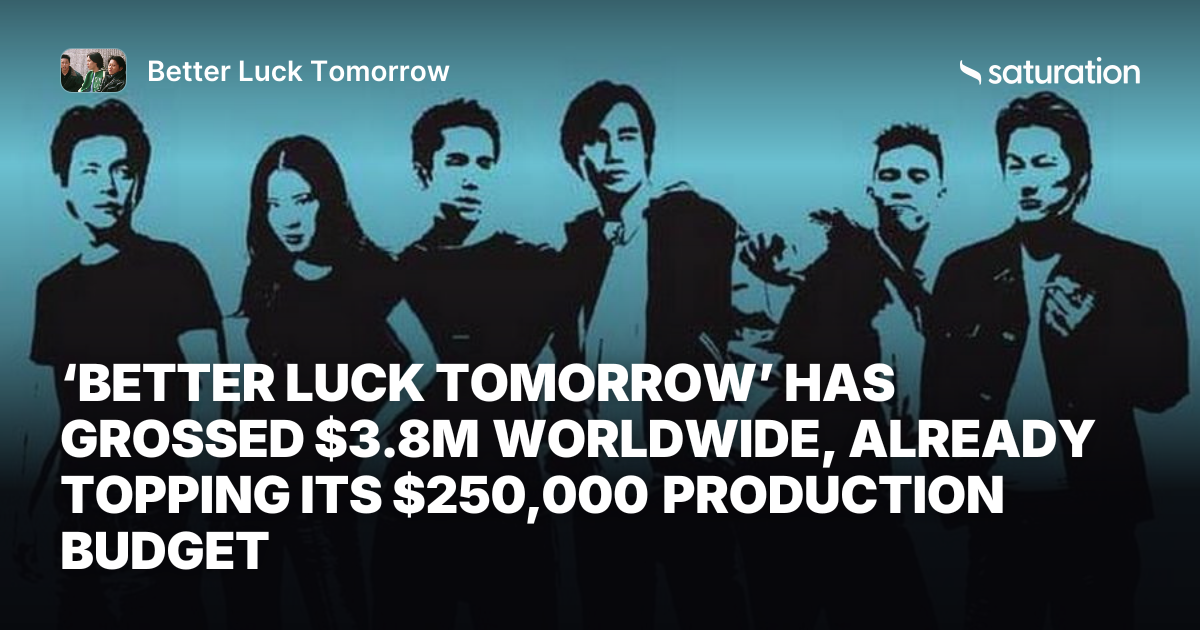 Better Luck Tomorrow (2002) share card