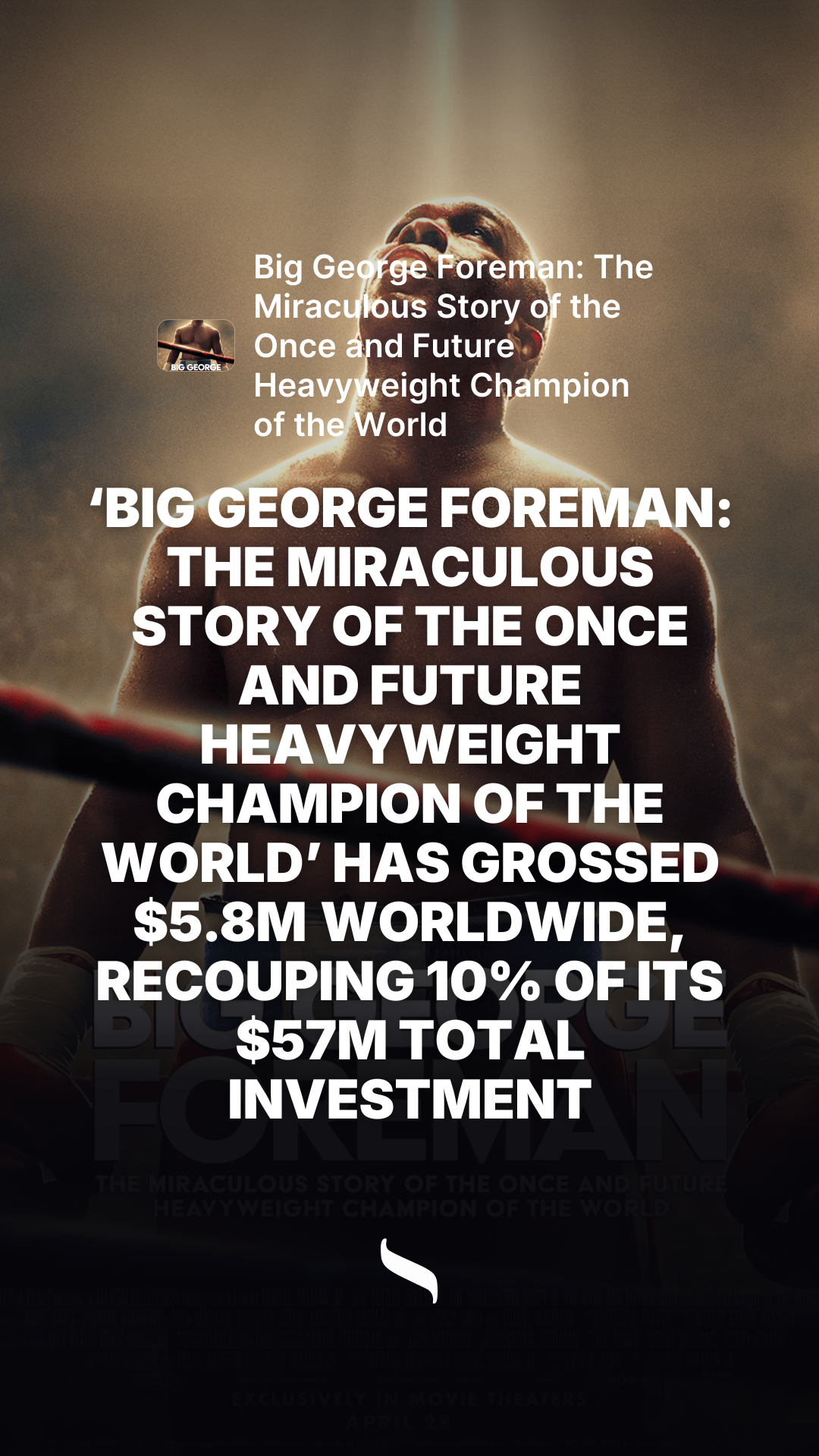 Big George Foreman: The Miraculous Story of the Once and Future Heavyweight Champion of the World share card