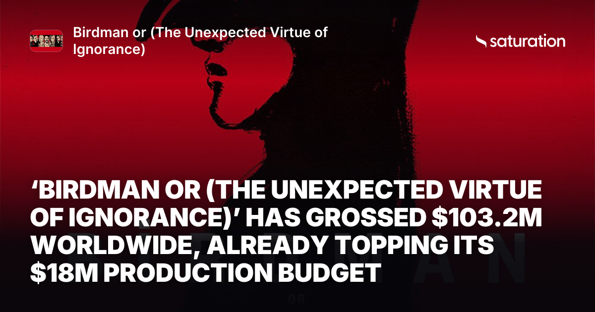 Birdman or (The Unexpected Virtue of Ignorance) share card