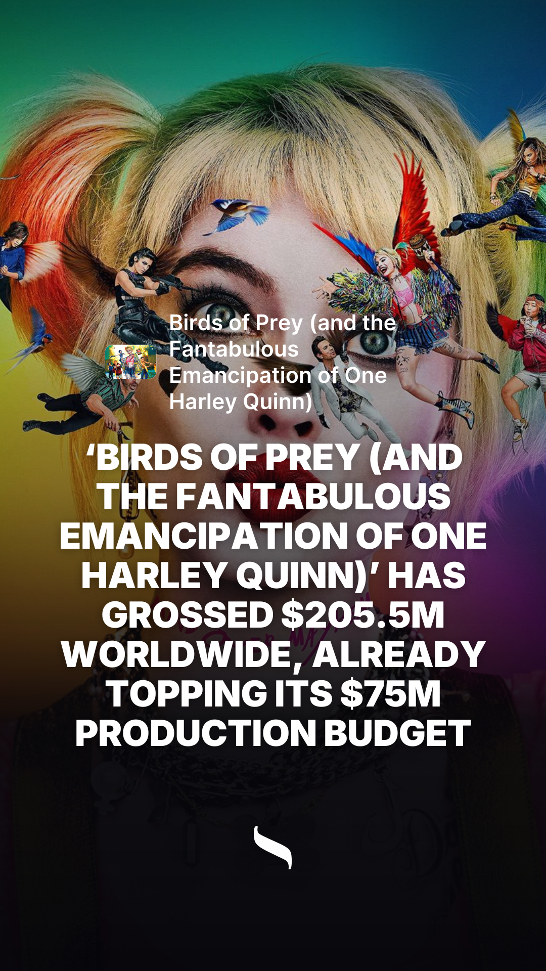 Birds of Prey (and the Fantabulous Emancipation of One Harley Quinn) share card